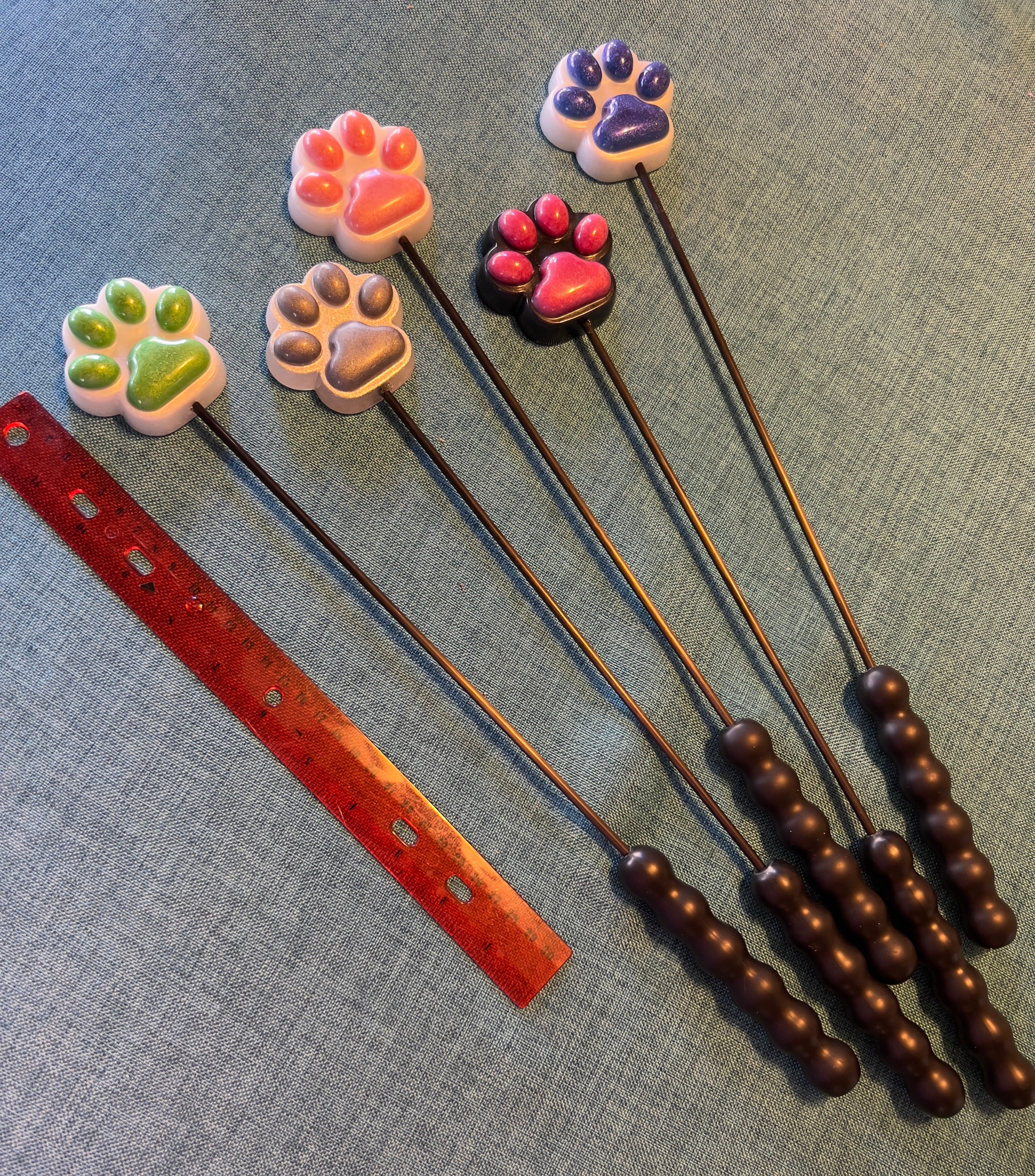 Resin paw paddles